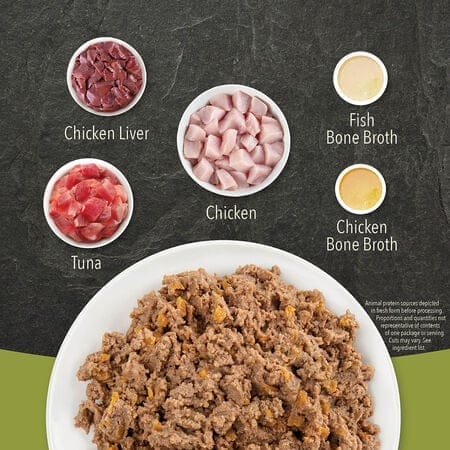 Acana – Pâté premium poulet et thon avec bouillon d'os pour chaton - 155g