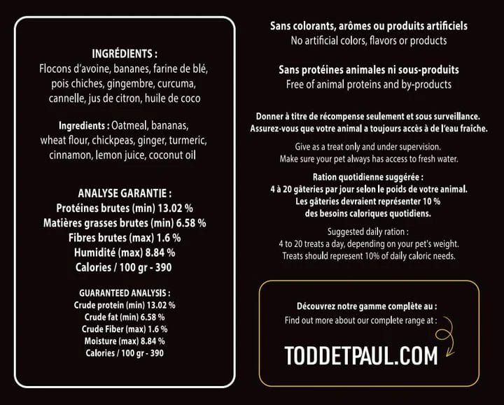 Todd & Paul – Biscuits – Bananes