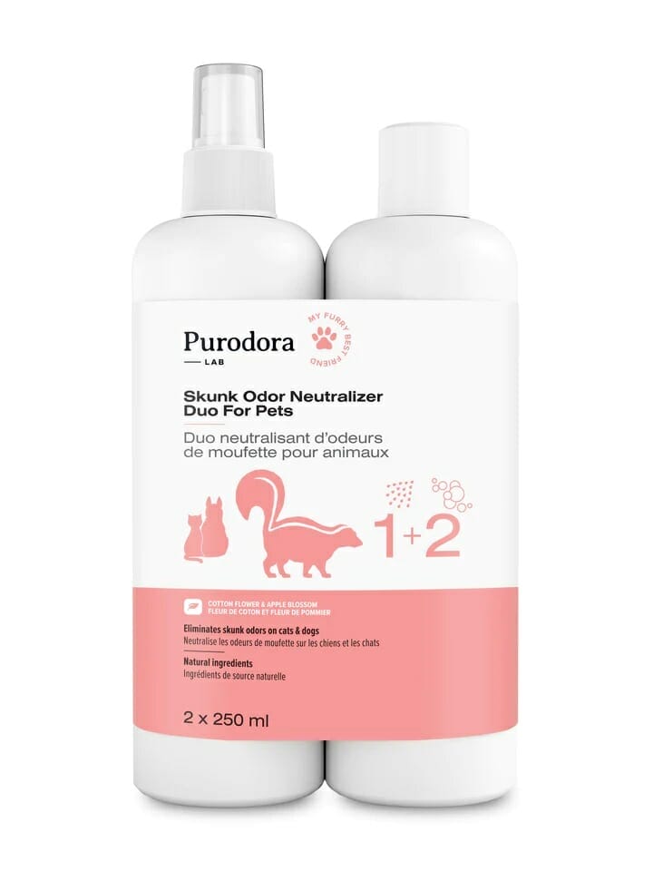 Purodora – Duo neutralisant d'odeurs de moufette