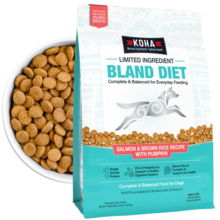 Koha – Ingrédients limités - Saumon et riz brun avec citrouille