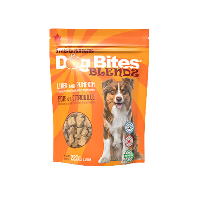 Dog Bites – Foie de boeuf et citrouille - 220g