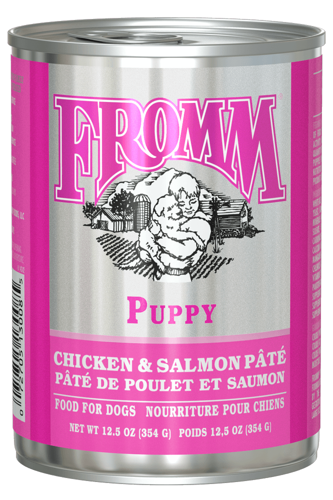Fromm – Pâté de poulet et saumon - Chiot - 354g