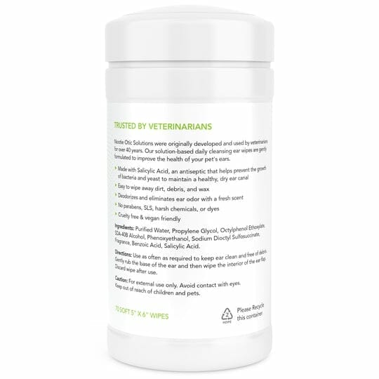 Nootie – Lingettes nettoyantes pour oreilles – Concombre Melon