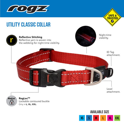 Rogz – Collier classique utilitaire