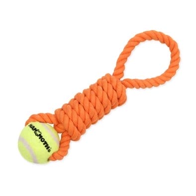 Mammoth – Flossy chews - Twister pull tug avec balle