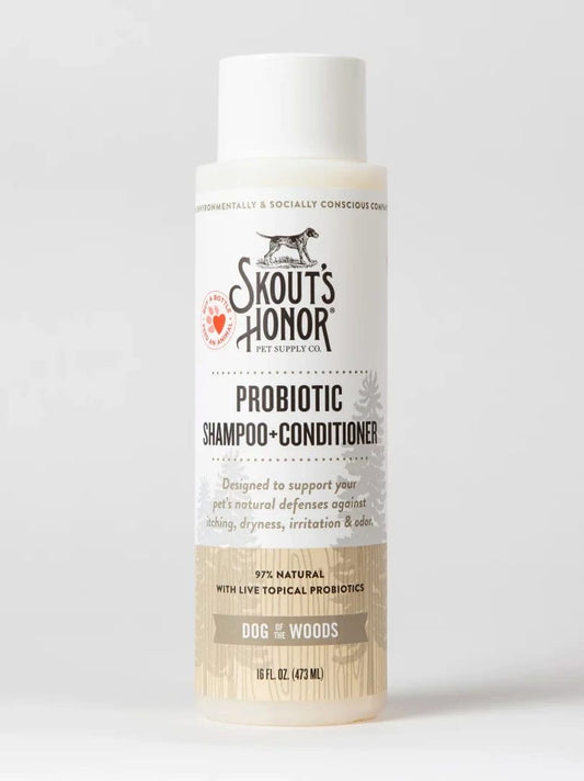 Skout's Honor – Shampoing et revitalisant avec probiotiques - 473ml
