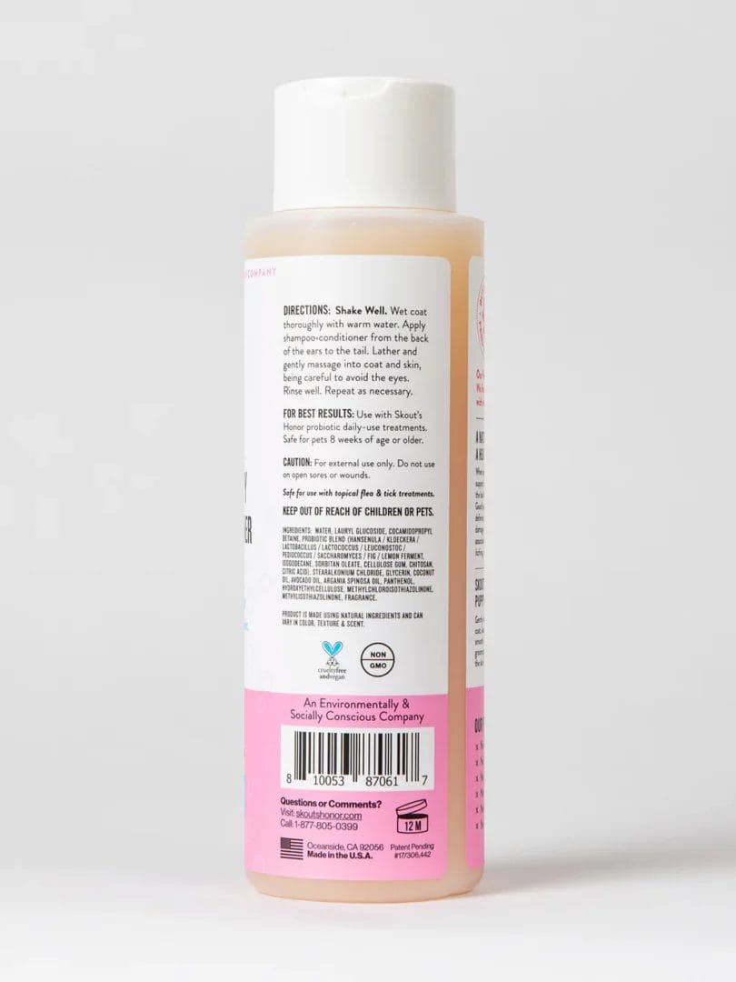 Skout's Honor – Shampoing et revitalisant avec probiotiques - 473ml