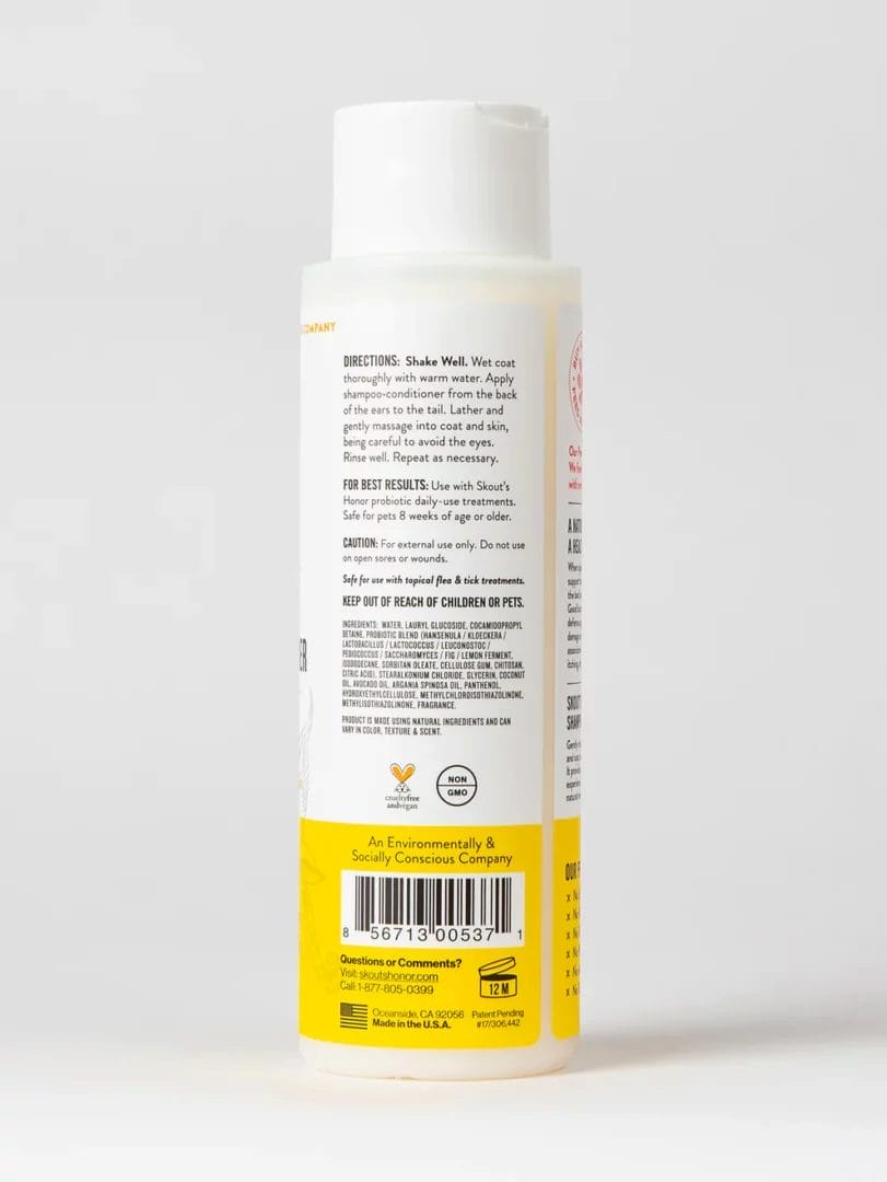 Skout's Honor – Shampoing et revitalisant avec probiotiques - 473ml