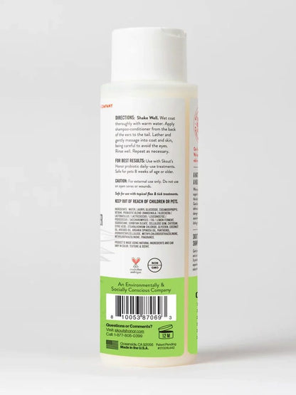 Skout's Honor – Shampoing et revitalisant avec probiotiques - 473ml