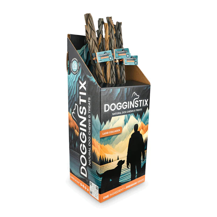 Dogginstix – Collagène d'agneau tressé