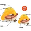 P.L.A.Y. – Collection brunch - Peluche oeuf bénédictine