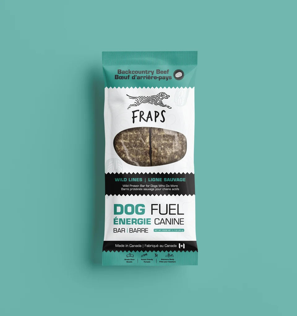 Fraps – Barre protéinée pour chiens actifs - Boeuf - 50g