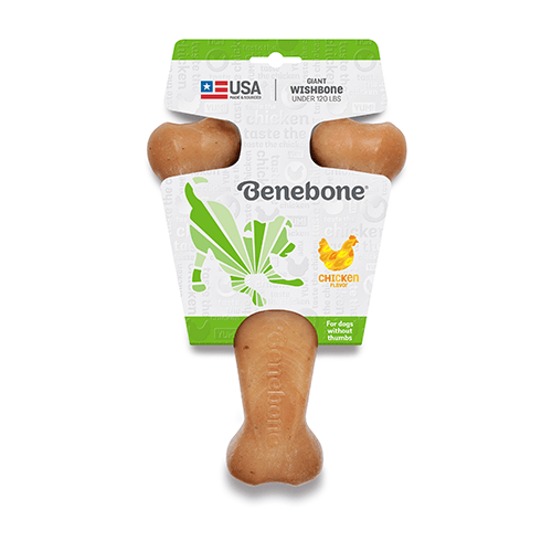 Benebone – Os à gruger en Nylon Whishbone – Poulet