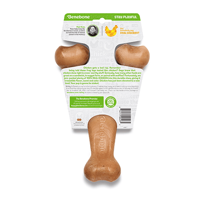 Benebone – Os à gruger en Nylon Whishbone – Poulet