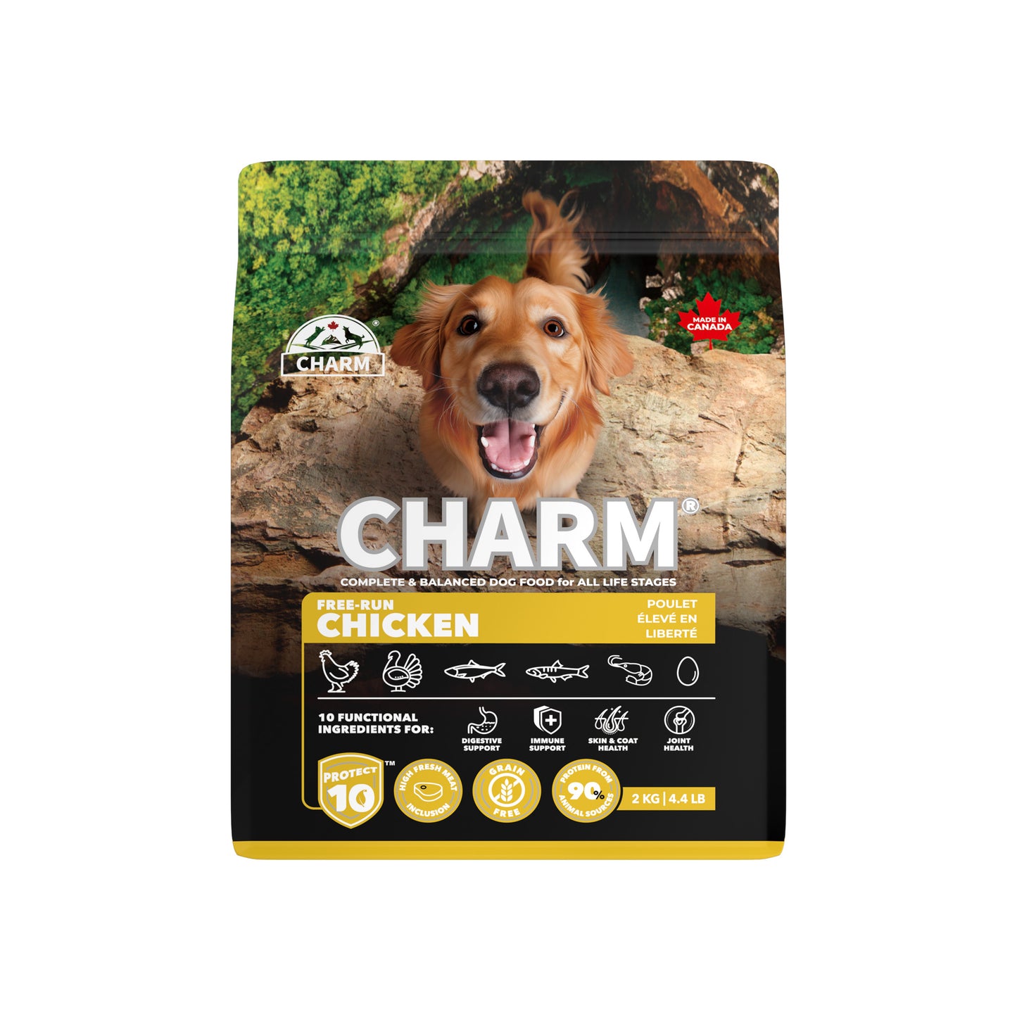 Charm – Recette de poulet sans grains - Chien