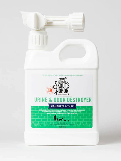 Skout's Honor – Destructeur d'urine et d'odeurs pour béton et gazon - 946ml