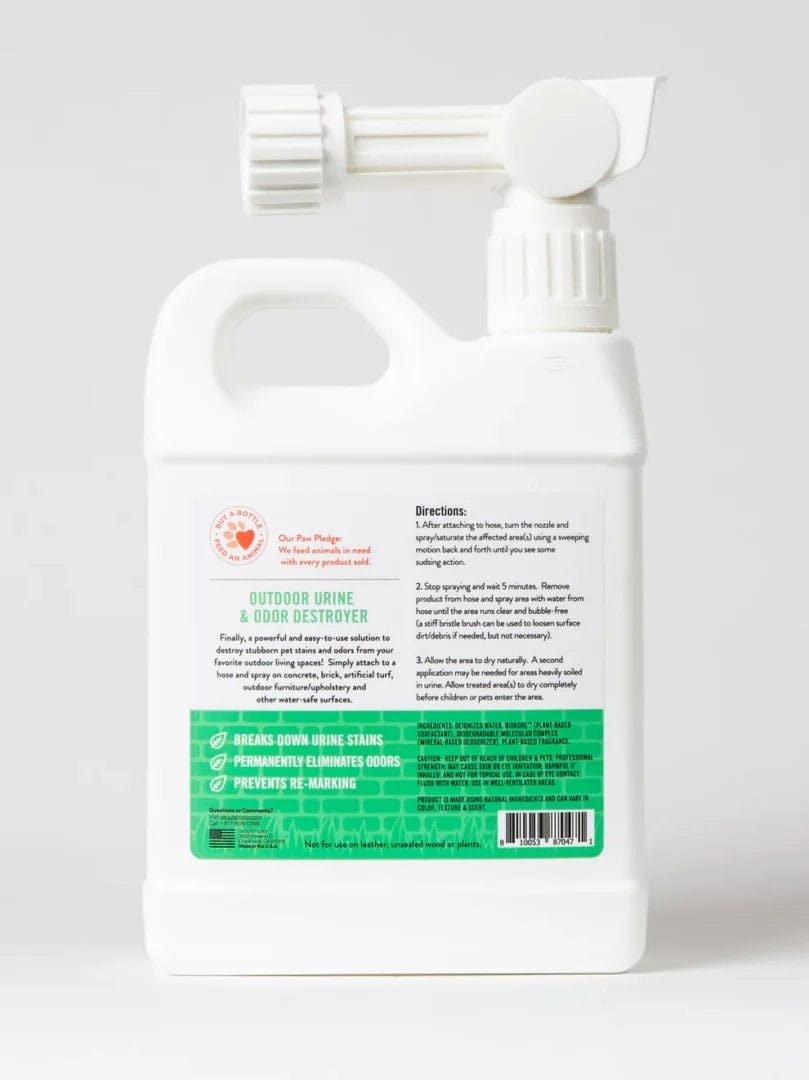 Skout's Honor – Destructeur d'urine et d'odeurs pour béton et gazon - 946ml