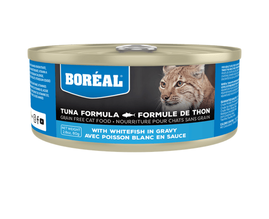 Boréal – Conserve – Sans Grains - Thon en sauce avec poisson blanc - 156g