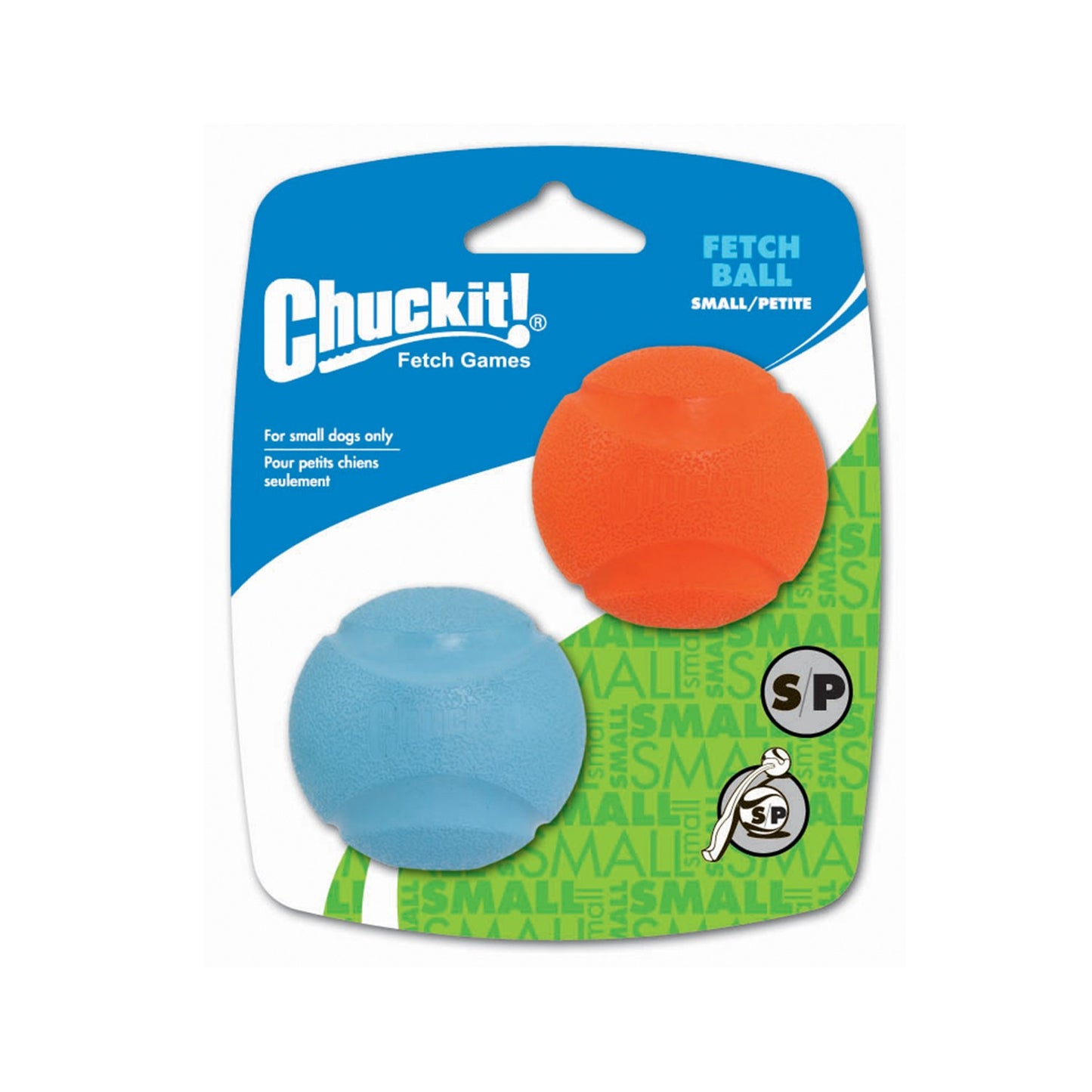 Chuckit – Fetch - Balle en paquet de 2 - Petite