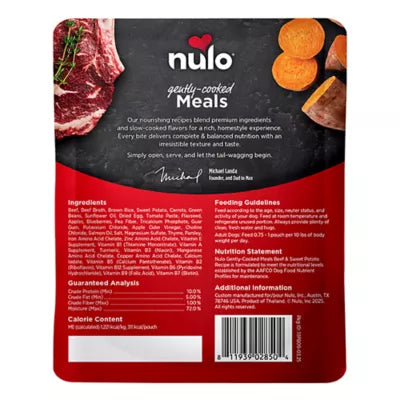 Nulo – Mijoté - Boeuf et patate douce - 255g