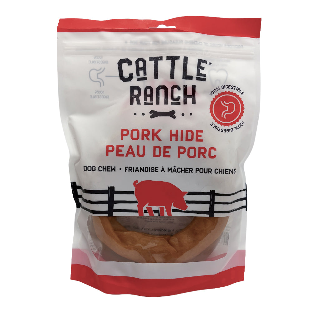 Cattle Ranch – Sac d'anneaux de porc pressés 6'' - Paquet de 2