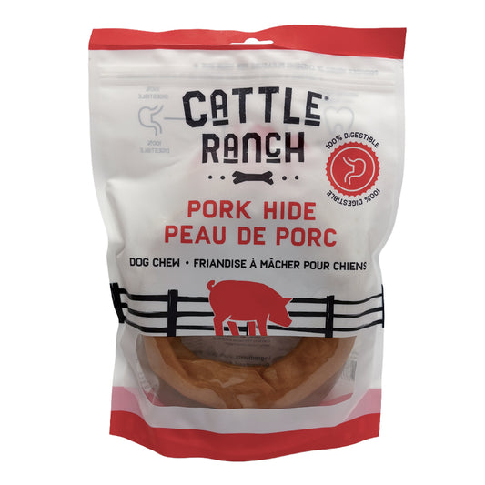Cattle Ranch – Sac d'anneaux de porc pressés 6'' - Paquet de 2
