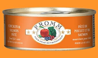Fromm – Pâté de Poulet et Saumon – 155g