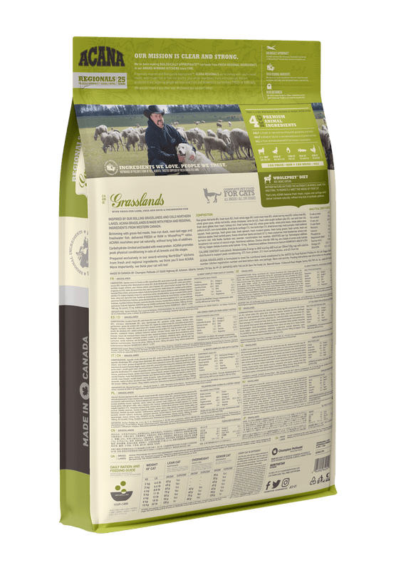 Acana – Regionals – Sans Grains - Grasslands - Chat