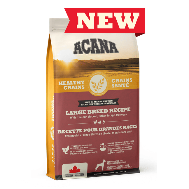 Acana – Grains santé formule grandes races – Volaille