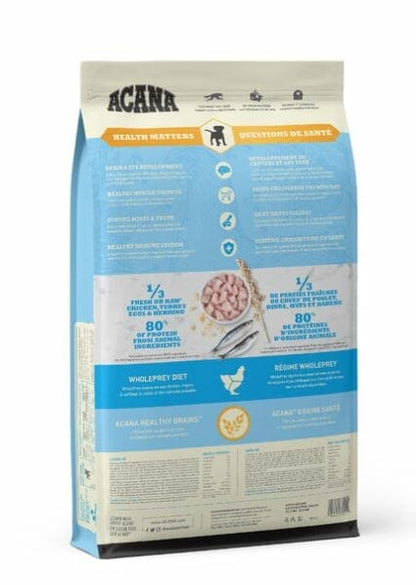 Acana – Grains santé formule Chiots – Poulet