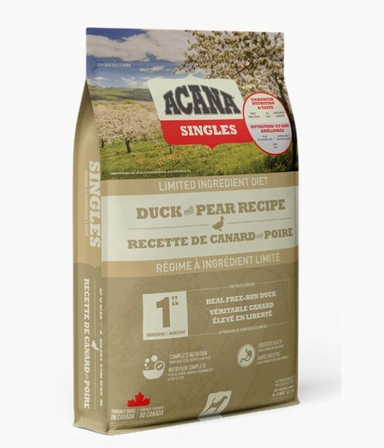 Acana – Singles à Ingrédients Limités – Sans Grains - Canard et Poire
