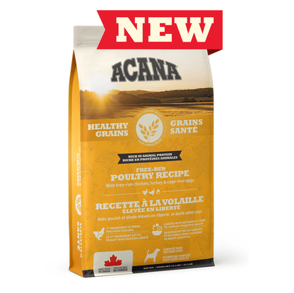 Acana – Grains santé formule chiens adultes – Volaille