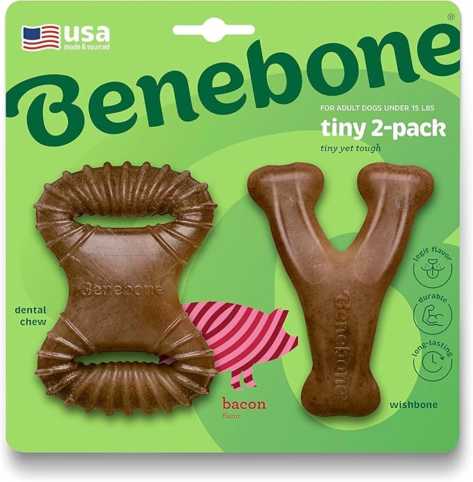 Benebone  – Os à gruger en Nylon – Dental Chew/Whishbone