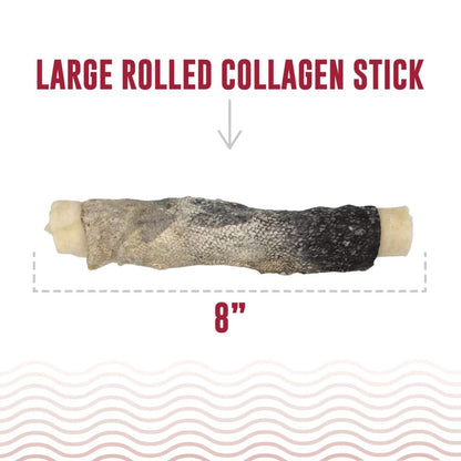 Icelandic + –  Bâtonnet de collagène de bœuf enveloppé de  peau de morue