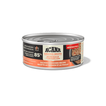 Acana – Morceaux de saumon et poulet avec bouillon d'os  - 155g