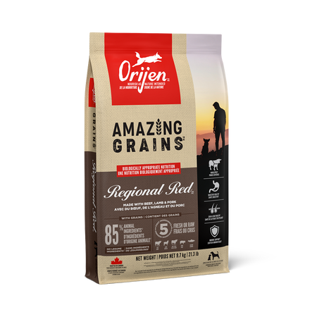 Orijen – Amazing Grains - Regional Red - Chien