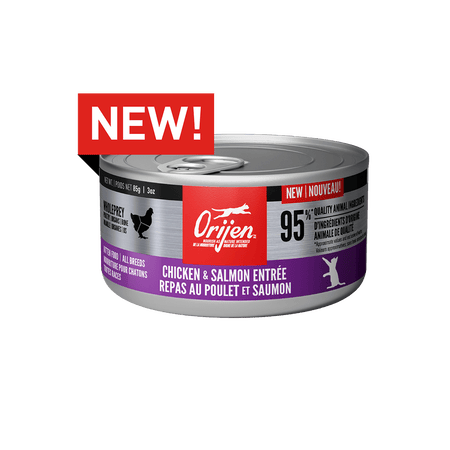 Orijen – Pâté de poulet et saumon avec bouillon d'os pour chaton - 155g