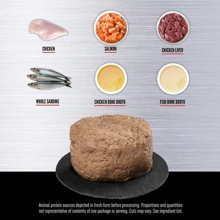 Orijen – Pâté de poulet et saumon avec bouillon d'os pour chaton - 155g