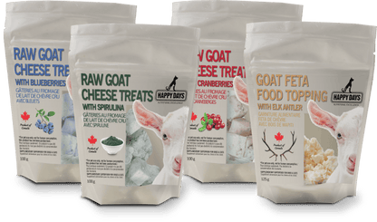 Happy Days – Gâteries au fromage de lait de chèvre cru