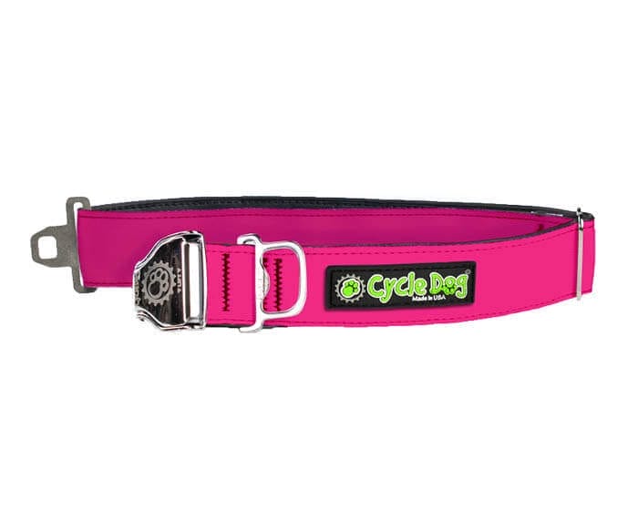 Cycle Dog – Collier Rose vif uni