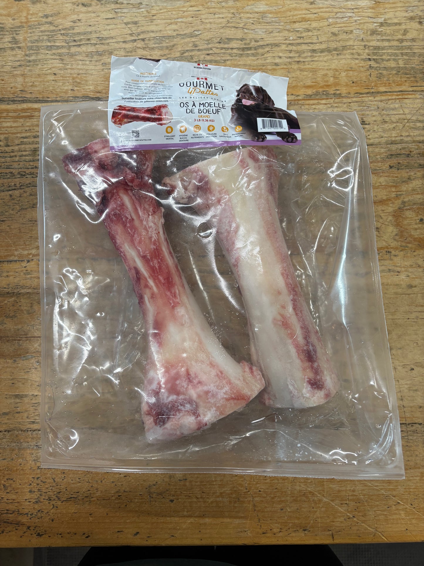 Gourmet 4 pattes –Os de moelle