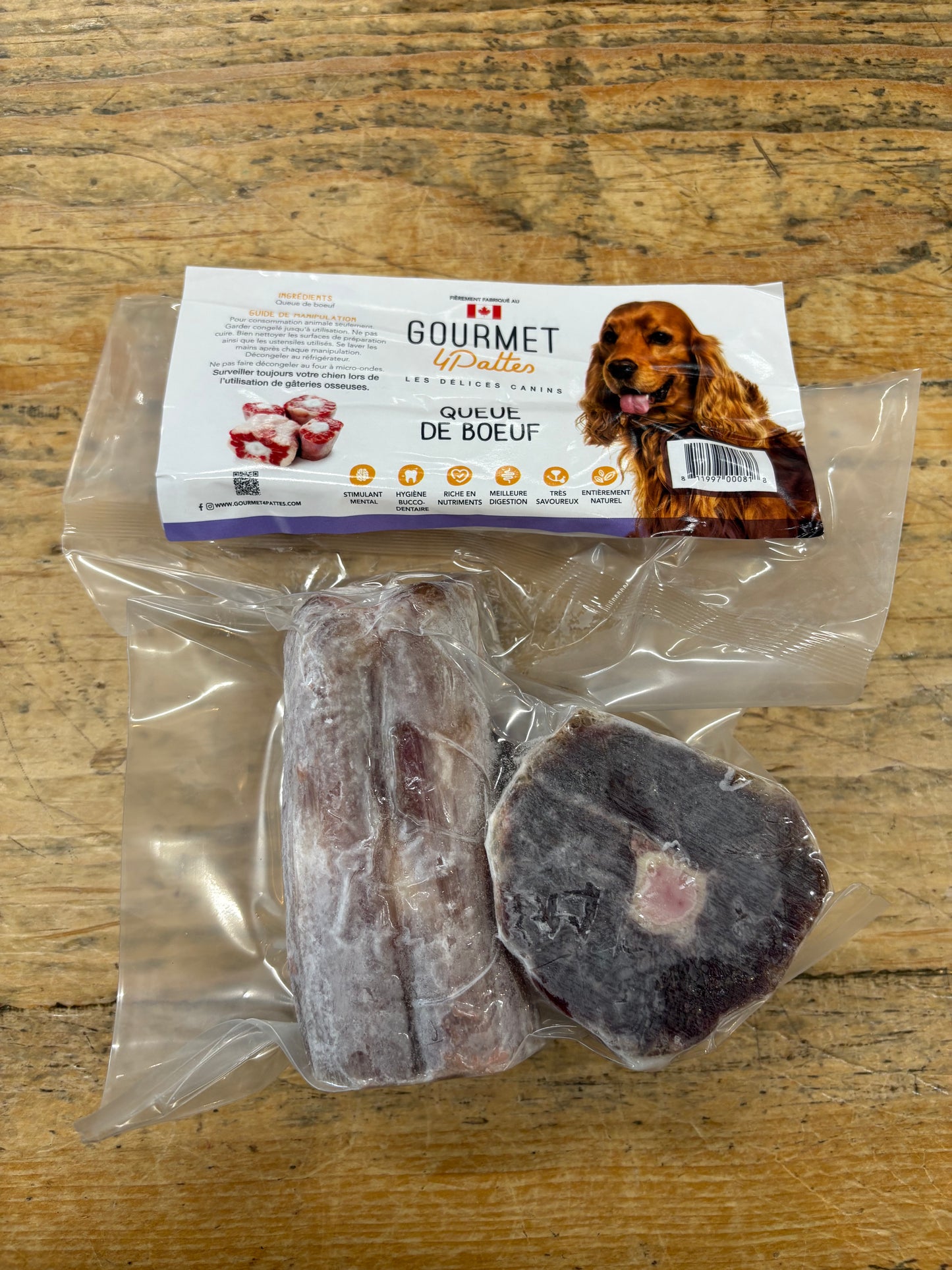 Gourmet 4 pattes – Queue de boeuf