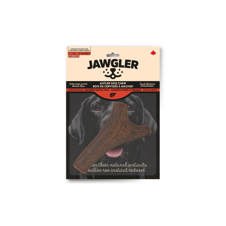 Jawgler – Bois de cervidés entier – Jambon fumé à l'érable