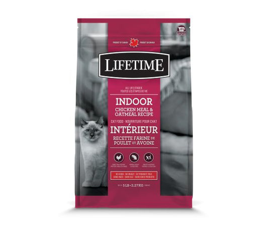 Lifetime – Pour chat d'intérieur - Poulet et avoine
