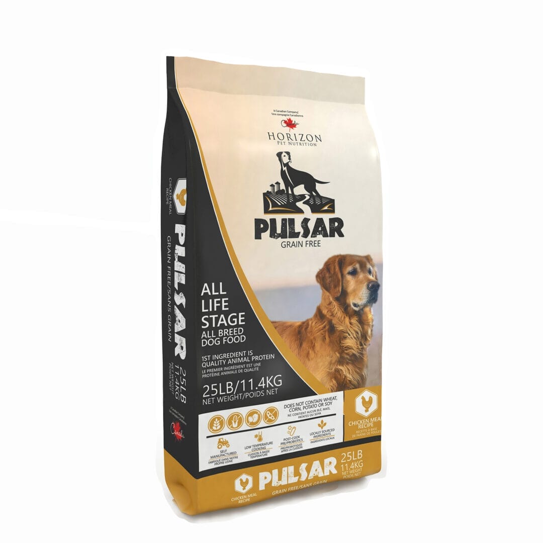 Horizon – Pulsar – recette poulet sans grains