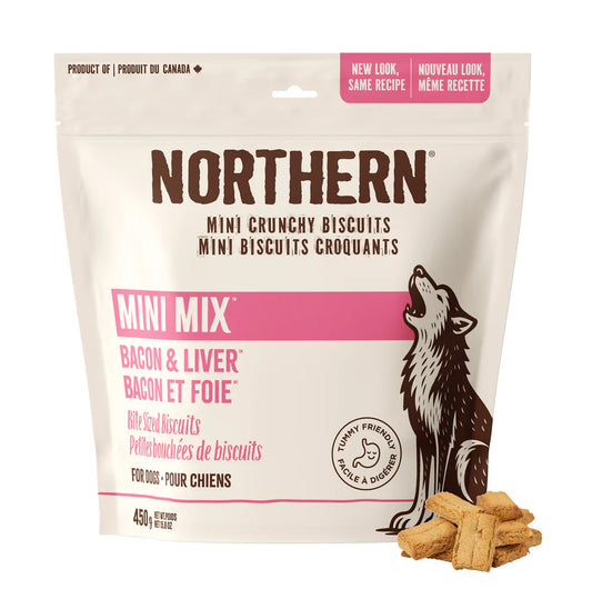 Northern – Biscuits MiniMix Bacon et foie - 450g