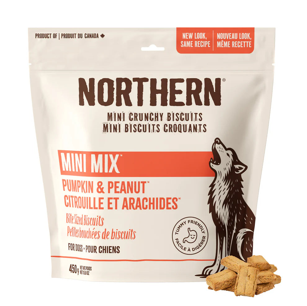 Northern – Biscuits MiniMix Citrouille et cacahuètes - 450g