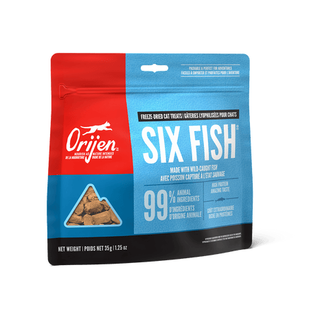 Orijen  – Gâteries lyophilisées  Six Fish - 35g