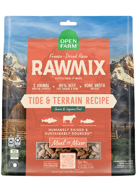 Open Farm – Nourriture lyophilisée  – RawMix Terre et Marée