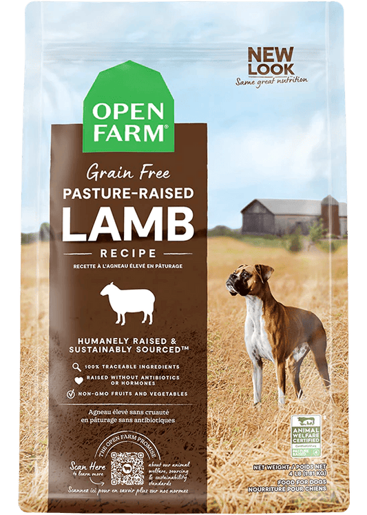 Open Farm – Recette à l'agneau – Sans grains